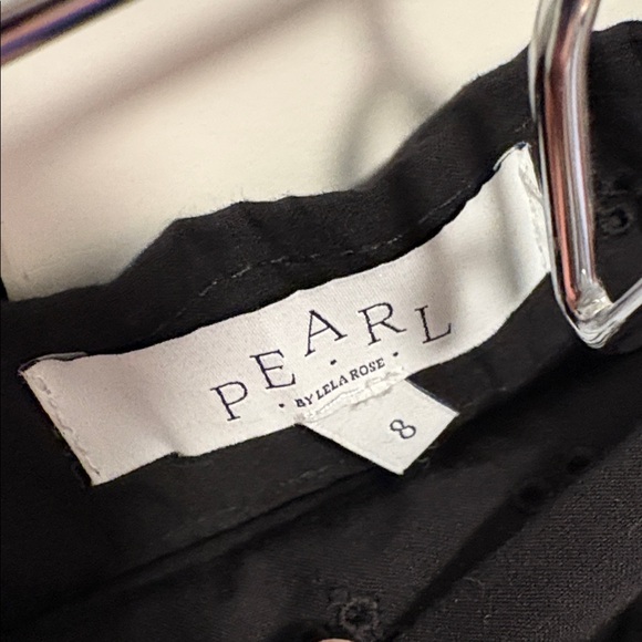 NWOT [Pearl by Lela Rose] Black Eyelet Tiered Ruffle Mini Lined Skirt Women’s 8 - Picture 11 of 12